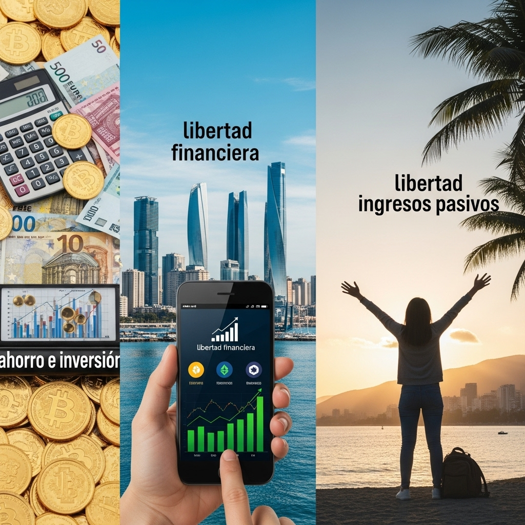 Libertad financiera sin dogmas: ahorro, inversión, cripto e ingresos