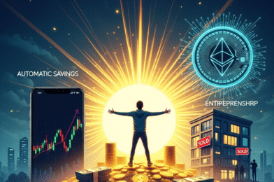 Libertad financiera: ahorro automático, cripto y emprendimiento