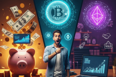 Libertad financiera: ahorro automático, cripto y emprendimiento