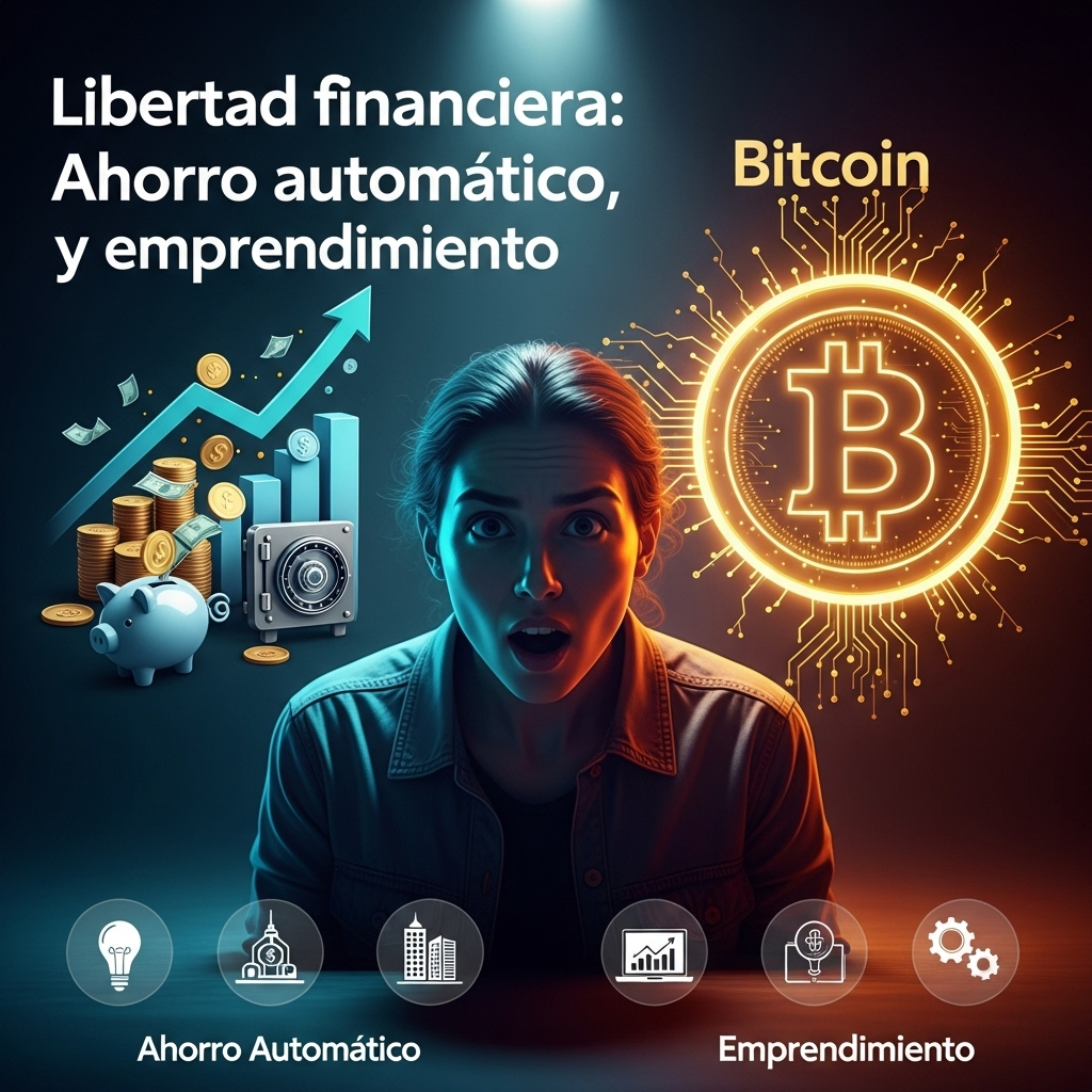 Libertad financiera: ahorro automático, Bitcoin y emprendimiento