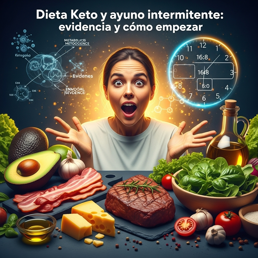 Dieta keto y ayuno intermitente: evidencia y cómo empezar