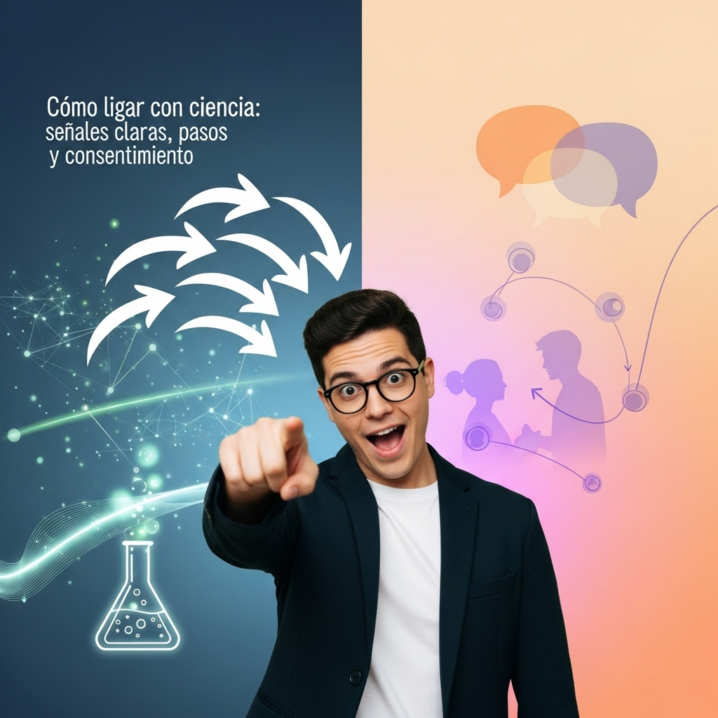 Cómo ligar con ciencia: señales claras, pasos y consentimiento