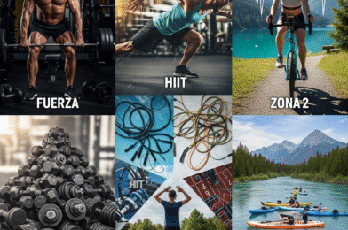Fuerza, HIIT y Zona 2: plan de 5 días para salud y longevidad