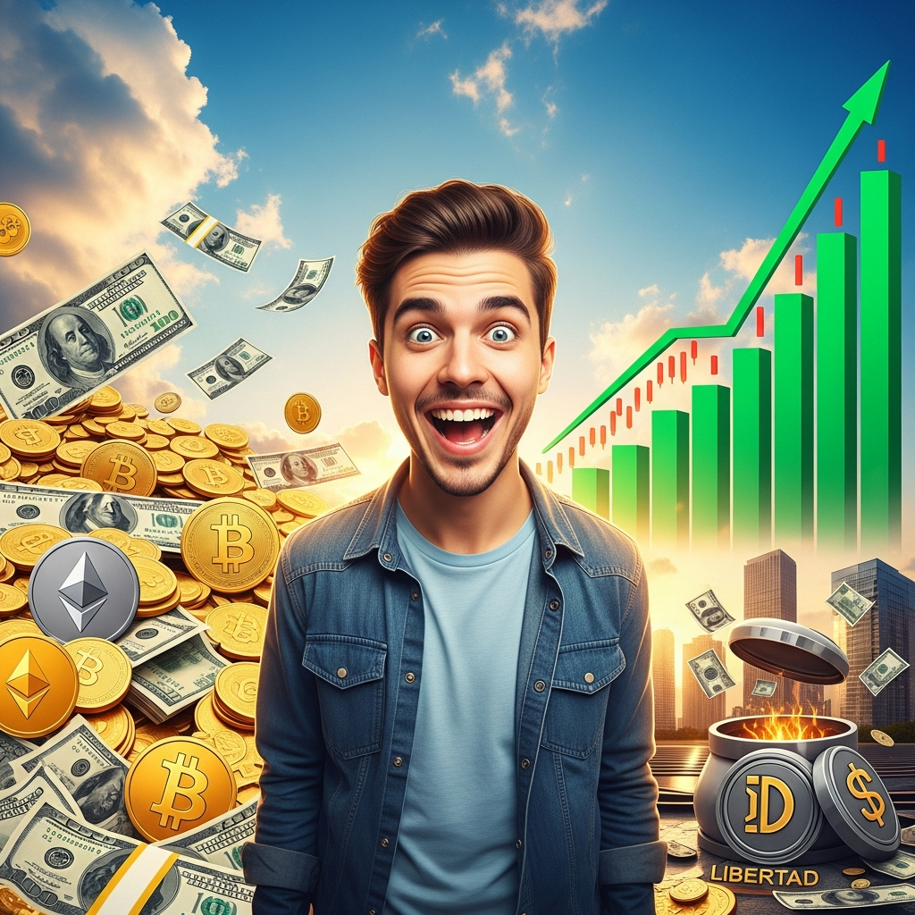 Libertad financiera: ahorro automático, inversión y cripto