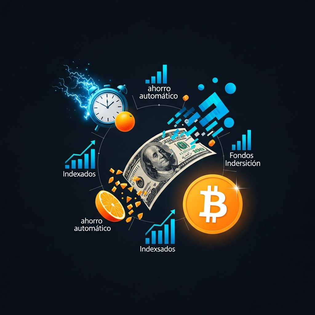 Libertad financiera sin humo: ahorro automático, indexados y Bitcoin