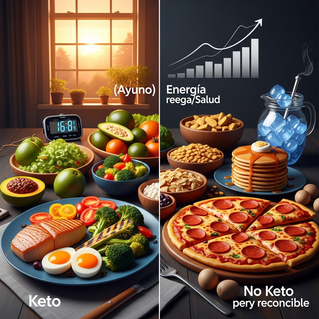 Dieta keto y ayuno intermitente: beneficios y plan de 7 días