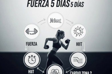 Plan de entrenamiento 5 días: Fuerza, HIIT y Cardio Zona 2