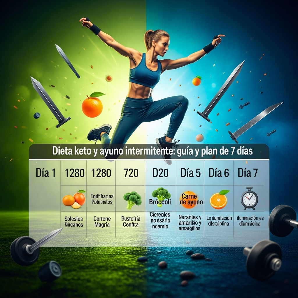 Dieta keto y ayuno intermitente: guía y plan de 7 días