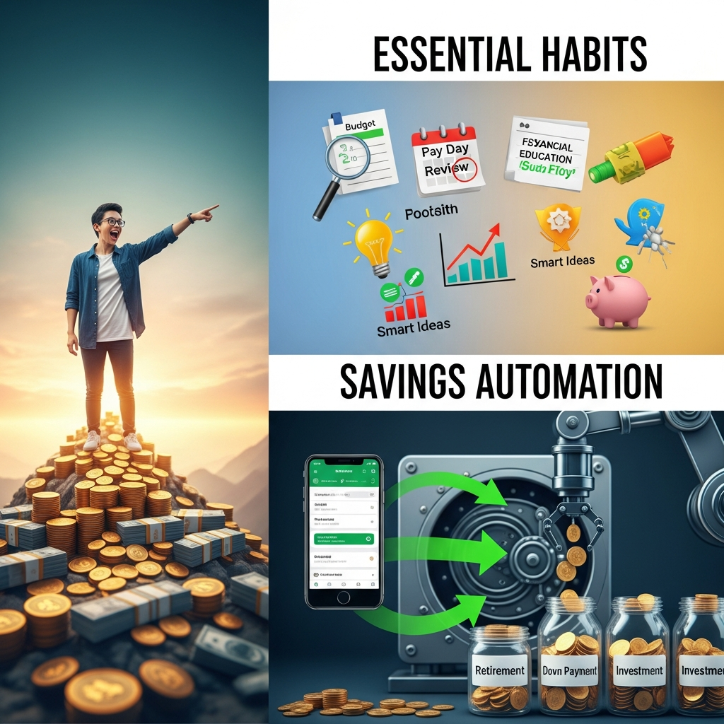 Libertad financiera: hábitos esenciales y automatización del ahorro